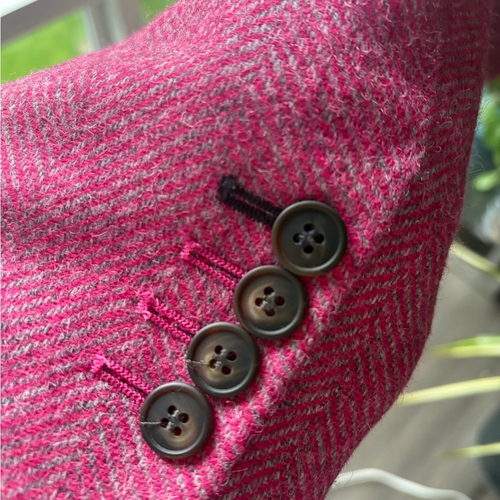 Boden Rich Plum Single-Button Tailored Blazer - Picture 4 of 6